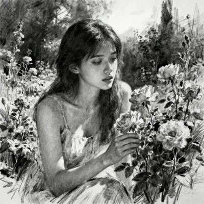 Charcoal & graphite preview