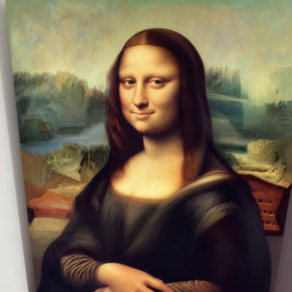 Kunst: cuadro de monalisa moderna