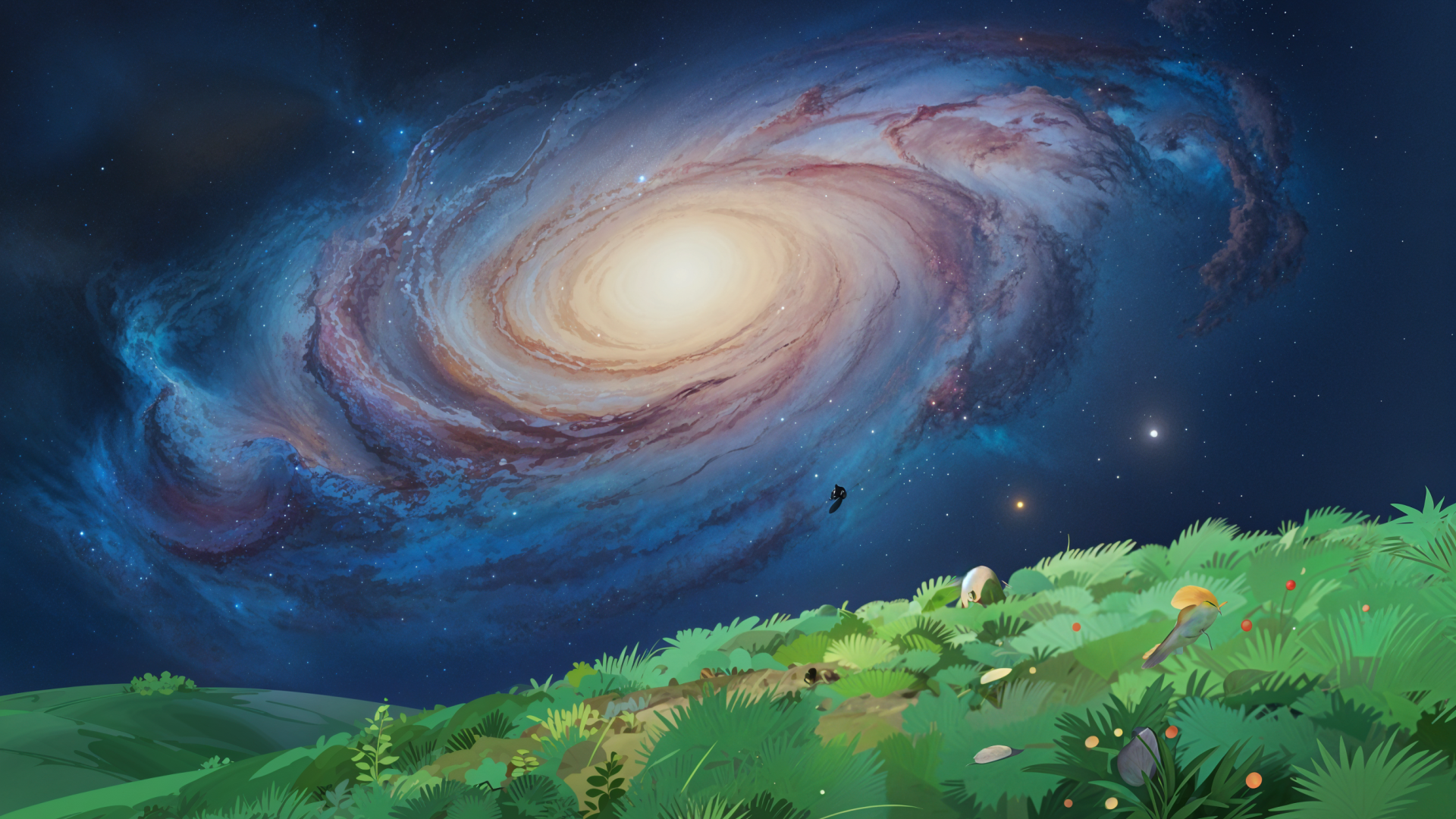 I want the galaxy, not too realistic