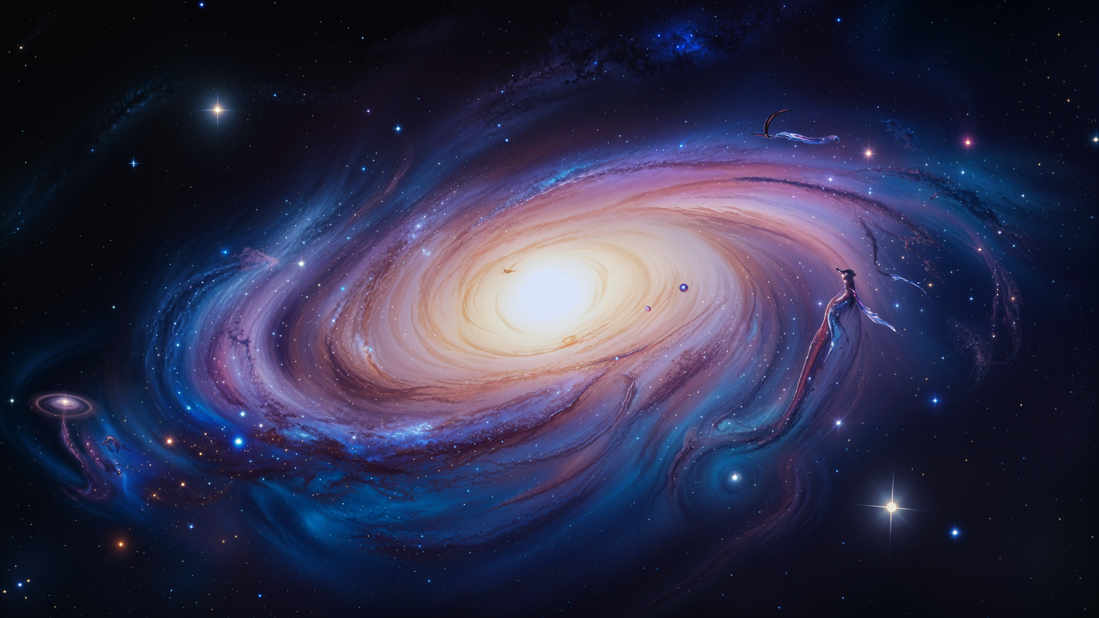 I want the galaxy, not too realistic something like what the...