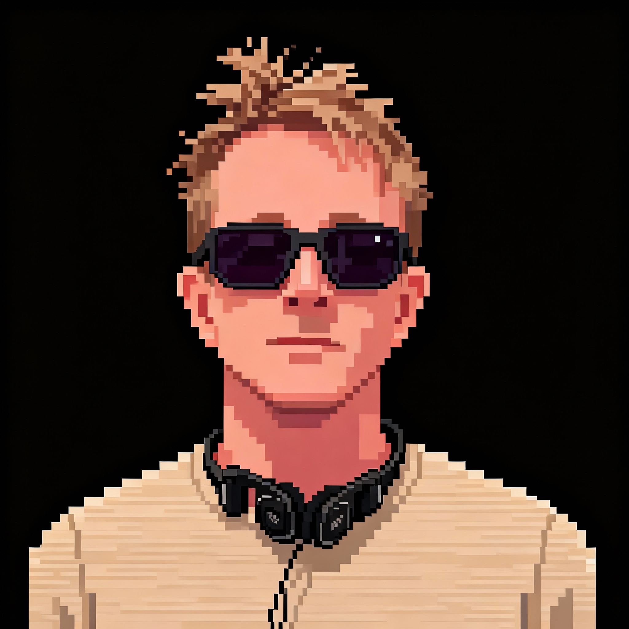 Profile Picture: center the person, remove the background (replaced with solid black) and remove the phone and hand so it doesnt look like a selfie